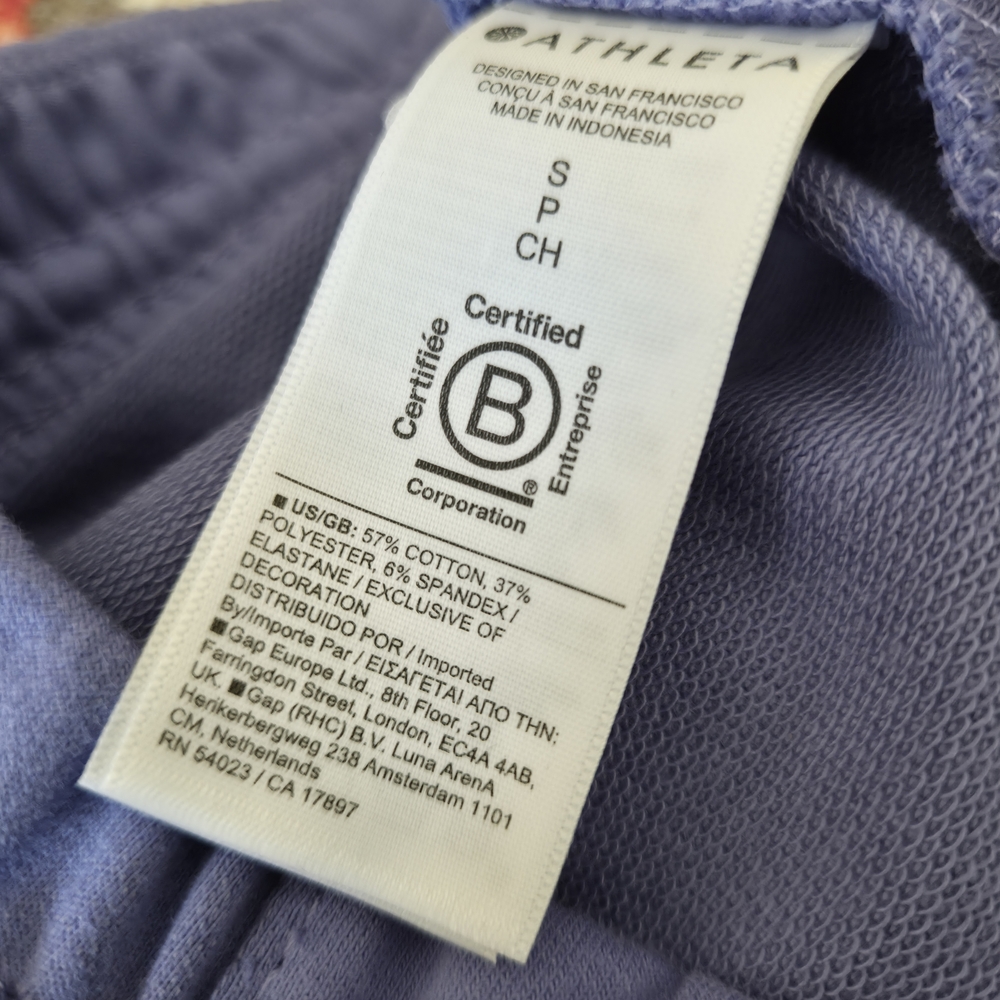 Athleta Mid-rise‎ Retoterry Purple/Lavander 3" Shorts! NWOR - Picture 8 of 8